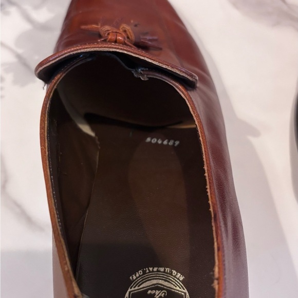 Florsheim Brown Leather Tassel Loafers main image 4